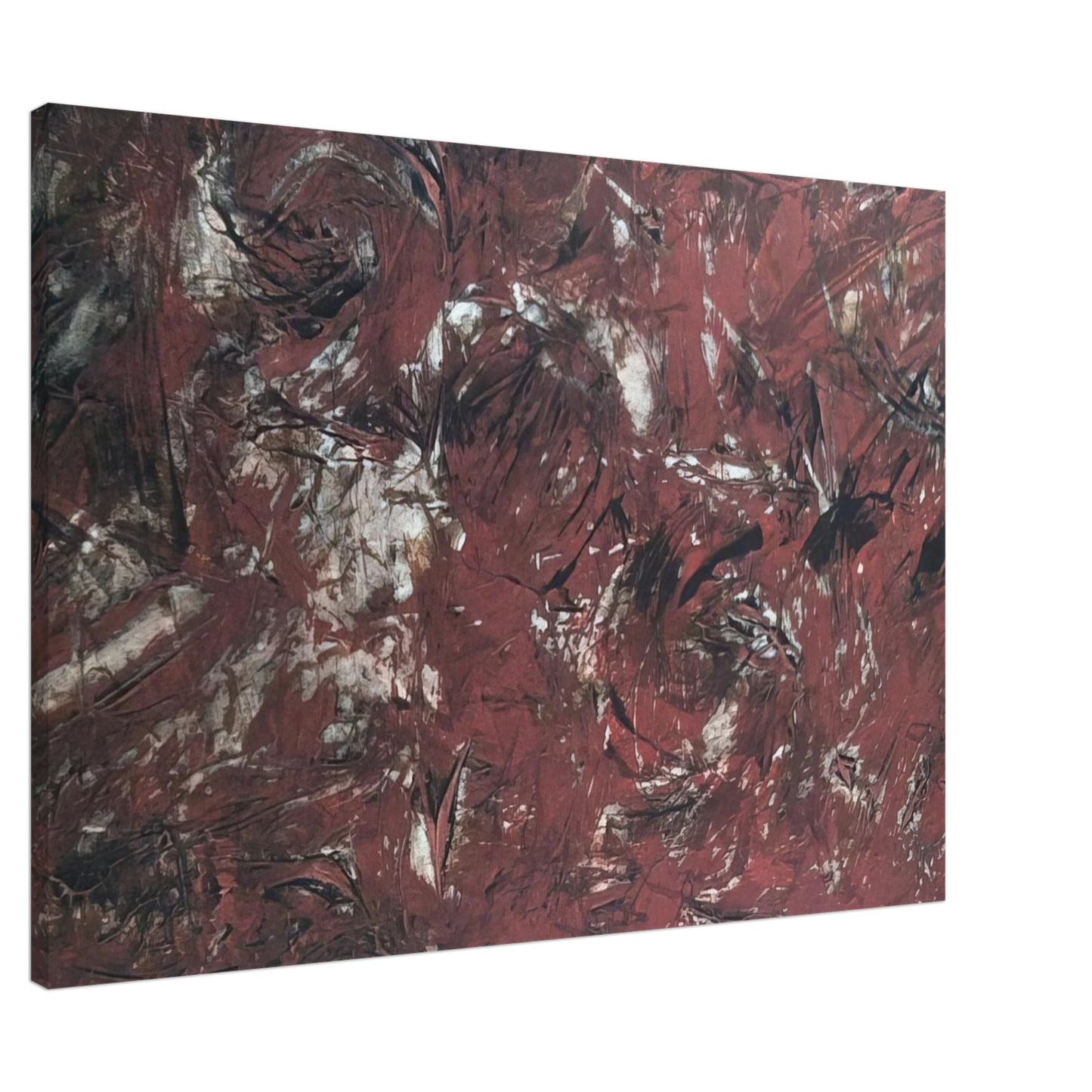 Milton Resnick - UNTITLED 1982 Canvas - 20x30 cm / 8x12 inches-canvas