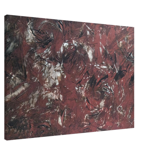 Milton Resnick - UNTITLED 1982 Canvas - 20x30 cm / 8x12 inches-canvas