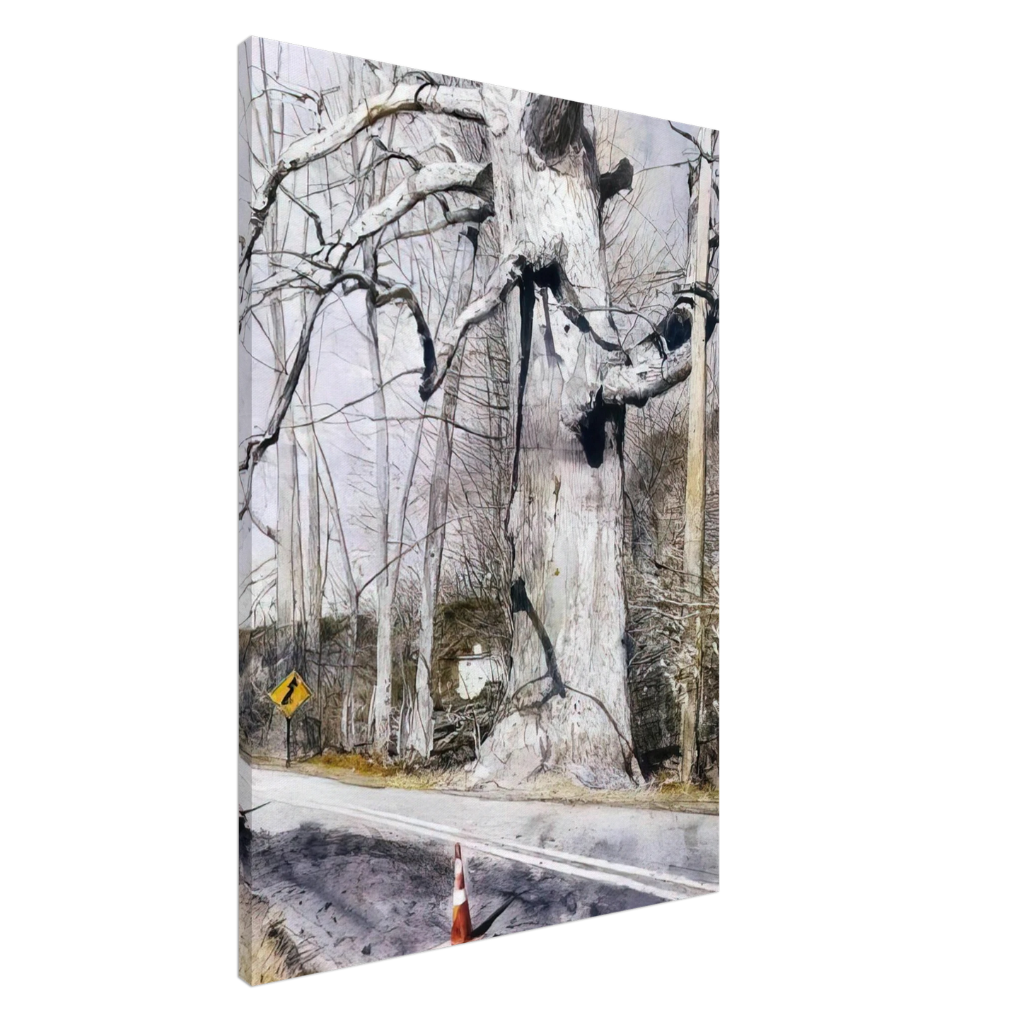Andrew Wyeth - WALKING STICK Canvas - 20x30 cm / 8x12 inches-canvas