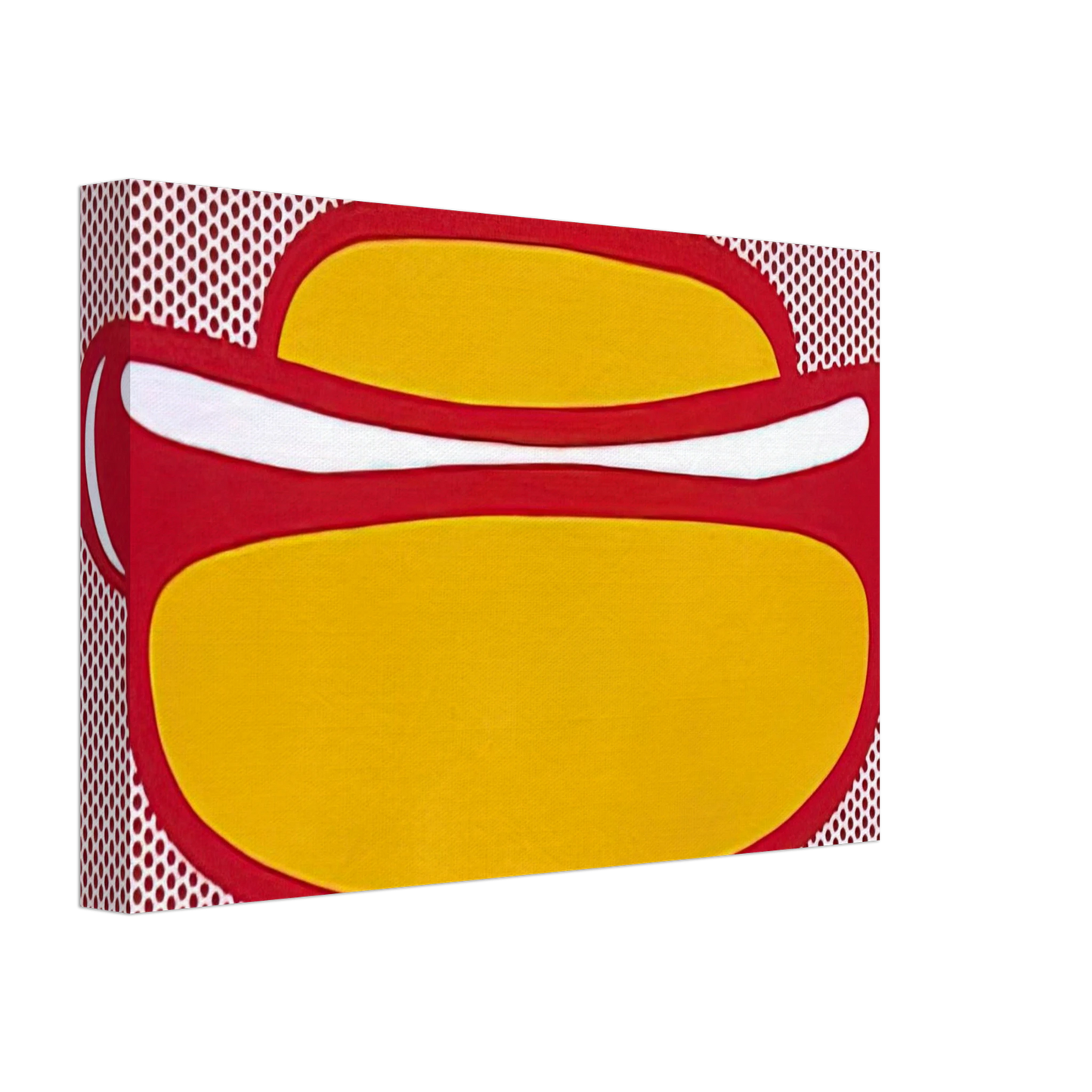 Roy Lichtenstein - HOT DOG 1964 Canvas - 40x60 cm / 16x24 inches-canvas