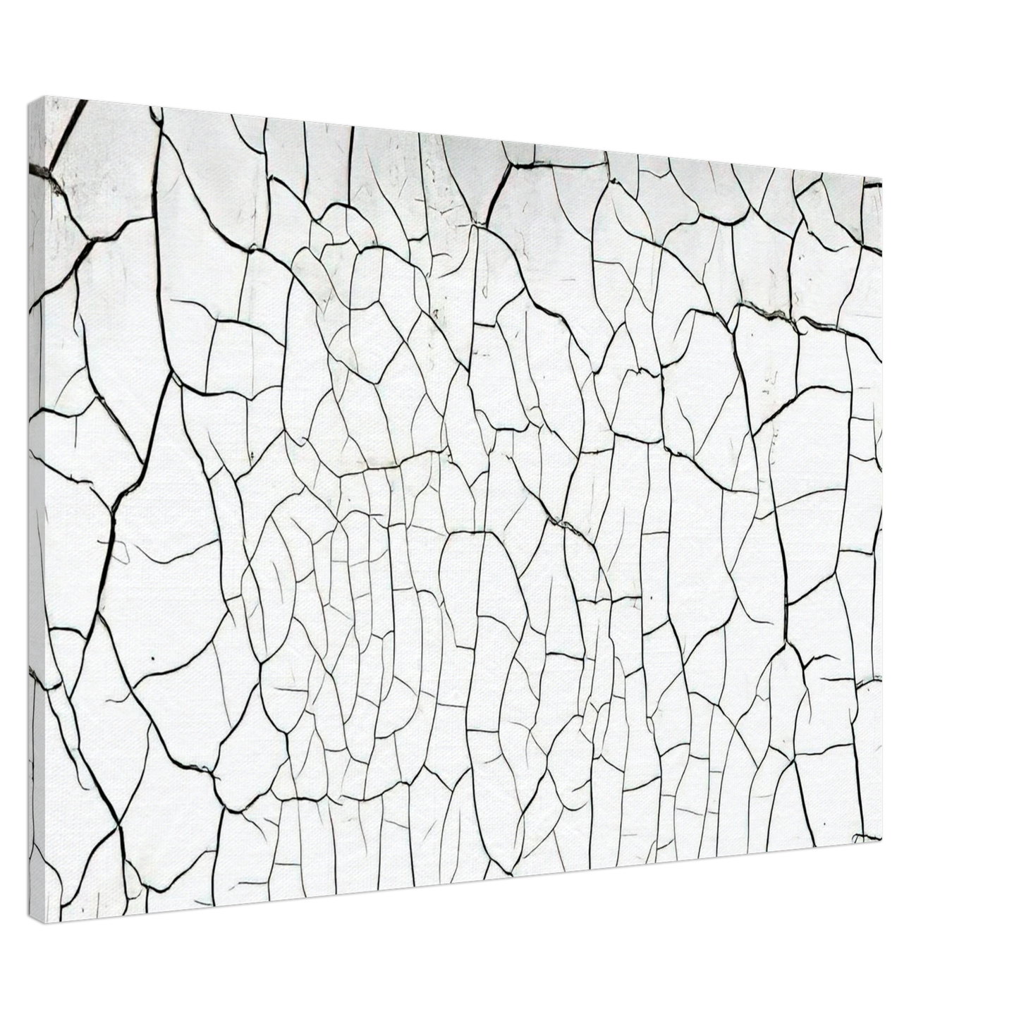 Alberto Burri - White Cretto - 1975 Canvas - 20x30 cm / 8x12 inches-canvas