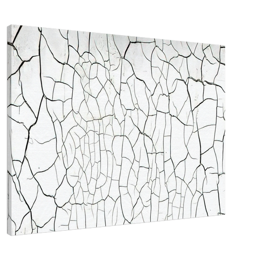 Alberto Burri - White Cretto - 1975 Canvas - 20x30 cm / 8x12 inches-canvas