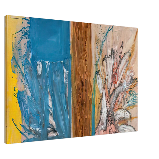 Helen Frankenthaler - The Facade, 1954- Canvas - 20x30 cm / 8x12 inches-canvas