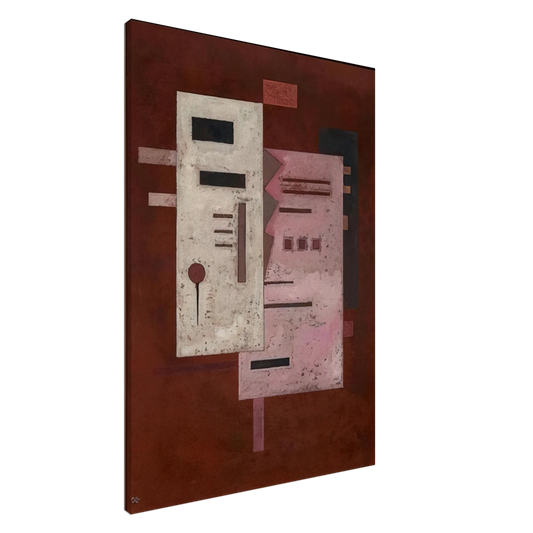 Wassily Kandinsky - SOFT ROUGHNESS 1933 Canvas - 20x30 cm / 8x12 inches-canvas