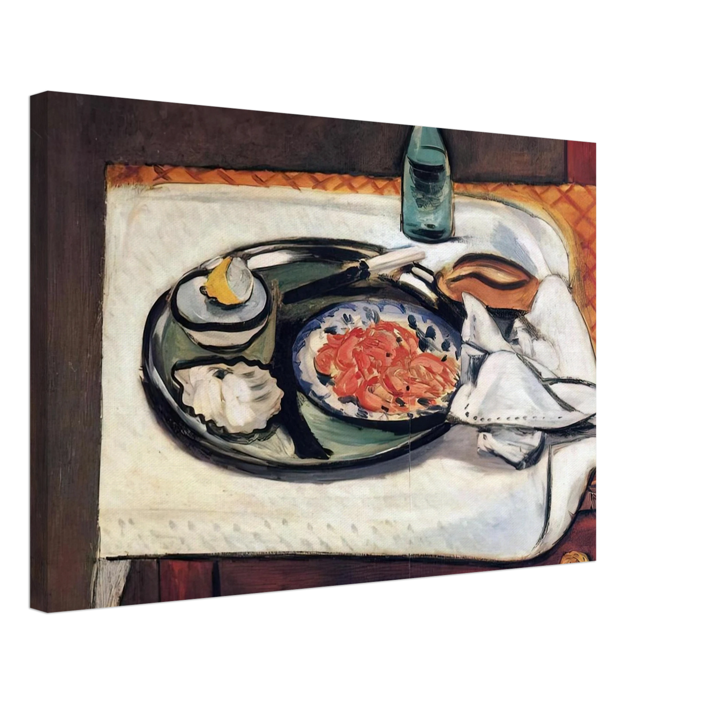 Henri Matisse - STILL LIFE WITH SHELLFISH Canvas - 40x60 cm / 16x24 inches-canvas