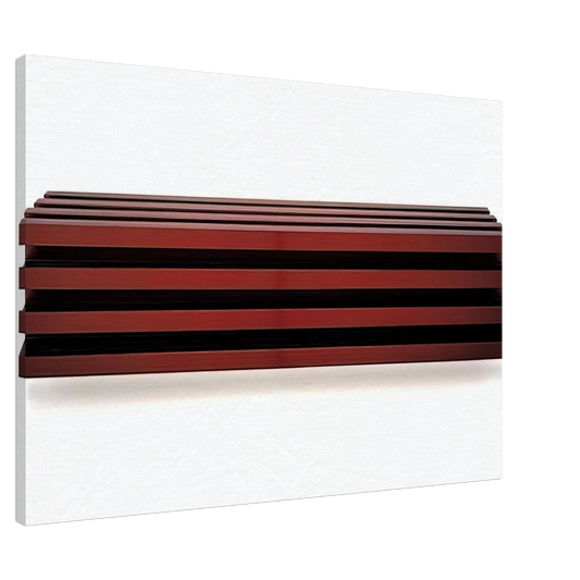 Donald Judd - Untitled Aluminum - 1991 Canvas - 20x30 cm / 8x12 inches-canvas