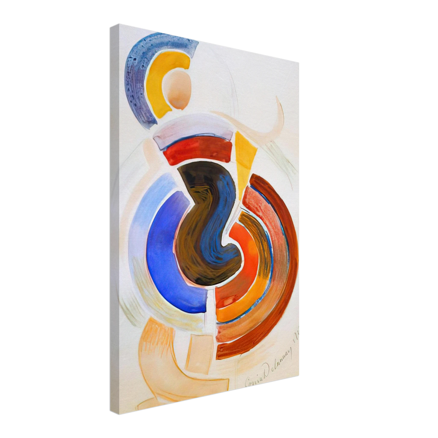 Sonia Delaunay - UTITLED Canvas - 70x100 cm / 28x40 inches-canvas