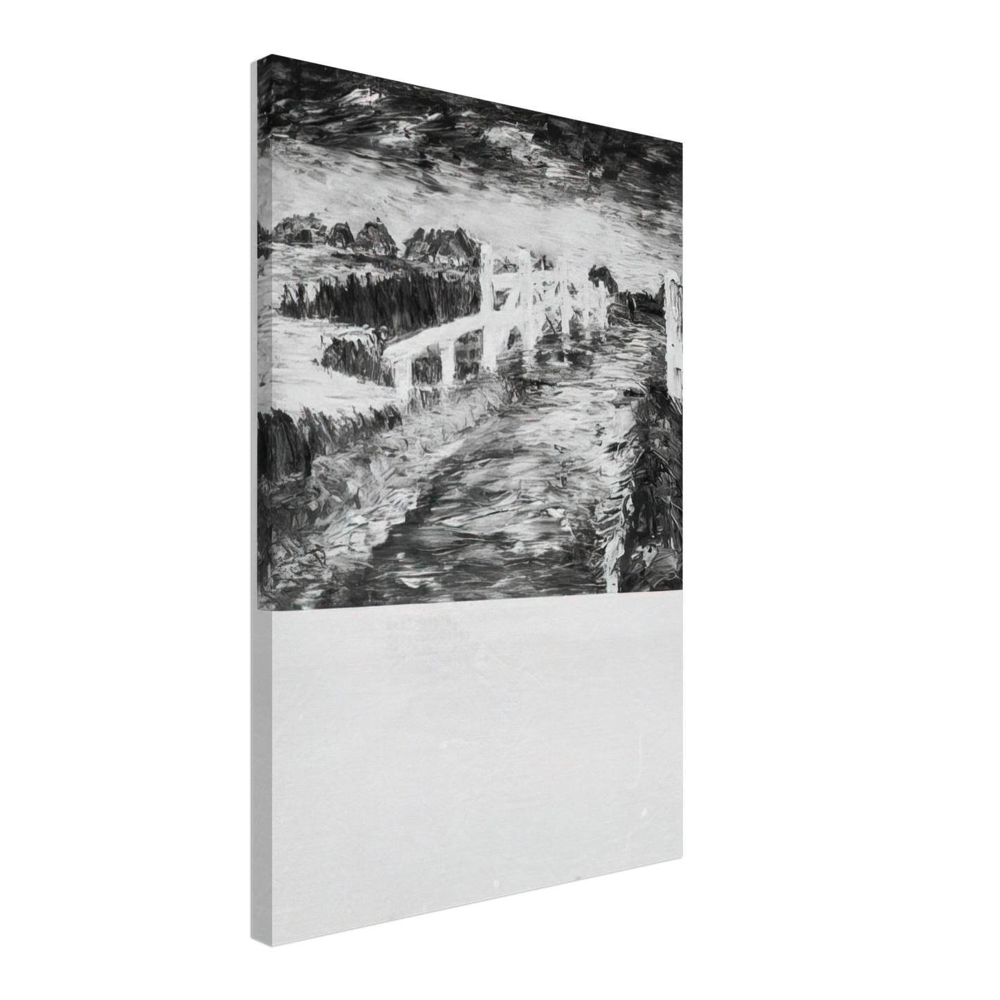 Emil Nolde - Maruchbrucke Canvas - 70x100 cm / 28x40 inches-canvas