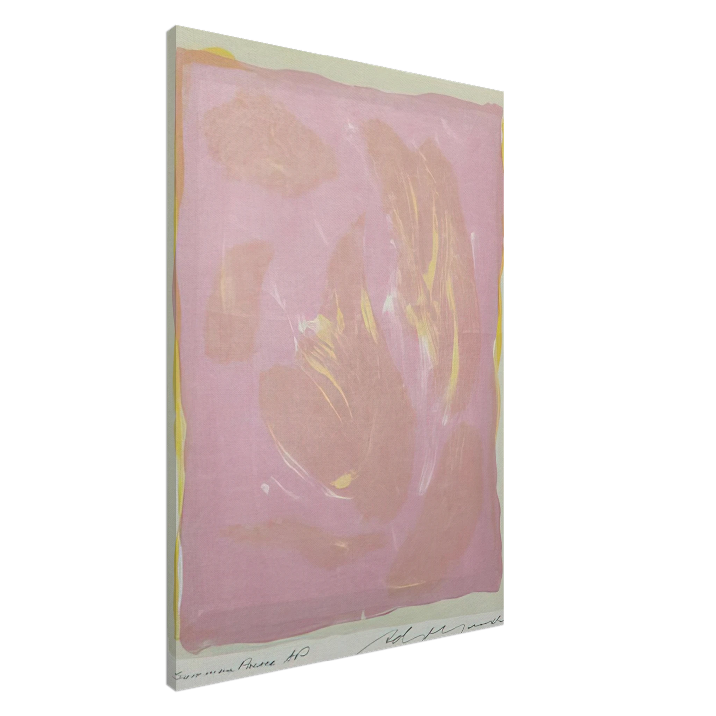 Adja Yunkers - Summer Palace - 1975 Canvas - 20x30 cm / 8x12 inches-canvas