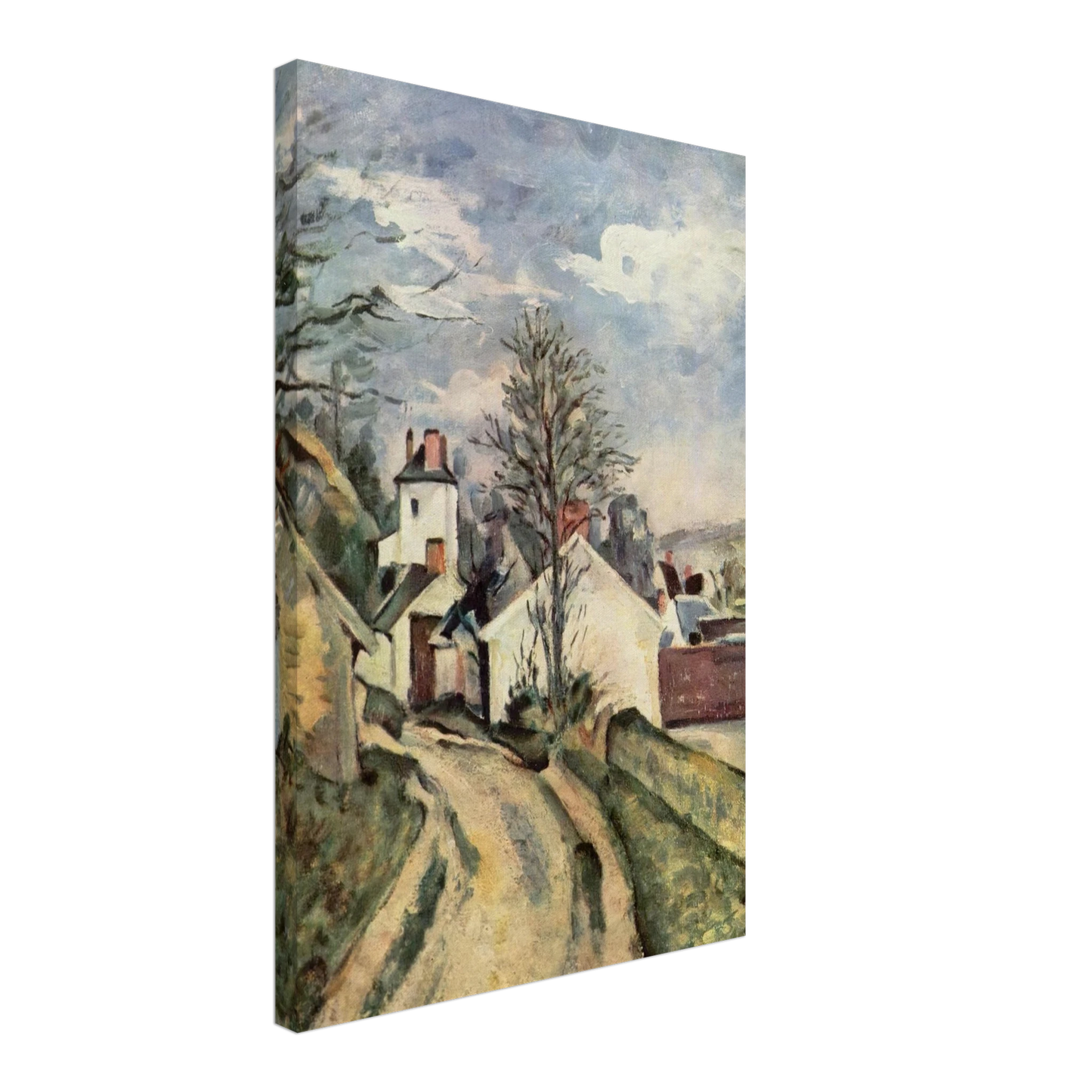 Paul Cezanne - The House of Dr. Gachet in Auvers Canvas - 40x60 cm / 16x24 inches-canvas