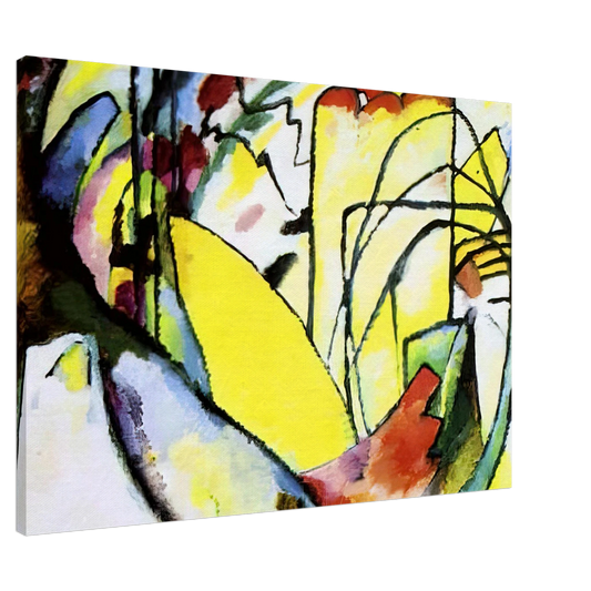 Wassily Kandinsky - IMPROVISATION 10 1910 Canvas - 20x30 cm / 8x12 inches-canvas