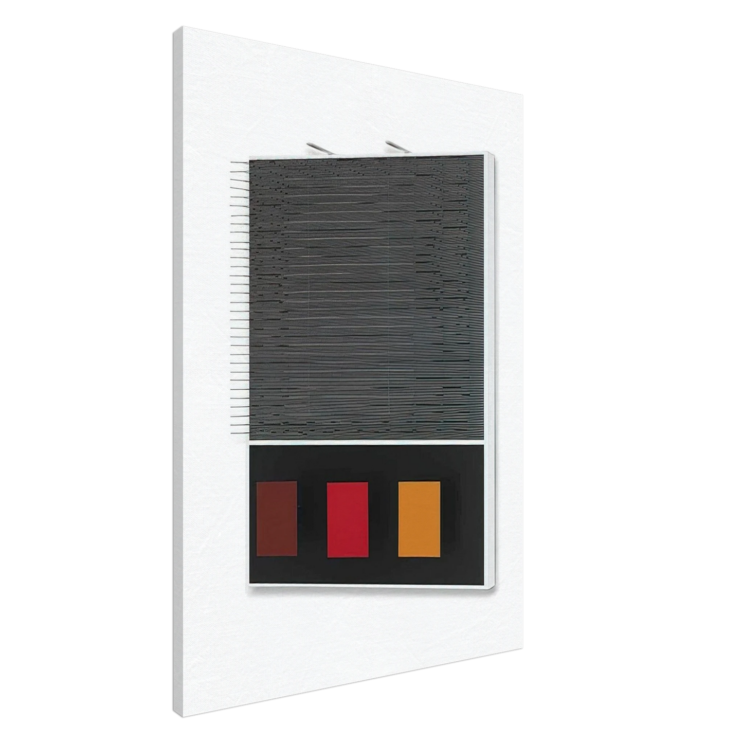 Jesus Rafael Soto - TES GRANDES Y PEQUENAS 1999 Canvas - 20x30 cm / 8x12 inches-canvas