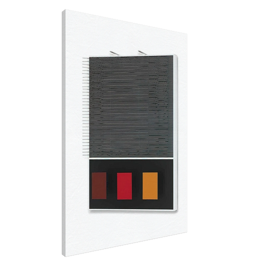 Jesus Rafael Soto - TES GRANDES Y PEQUENAS 1999 Canvas - 20x30 cm / 8x12 inches-canvas