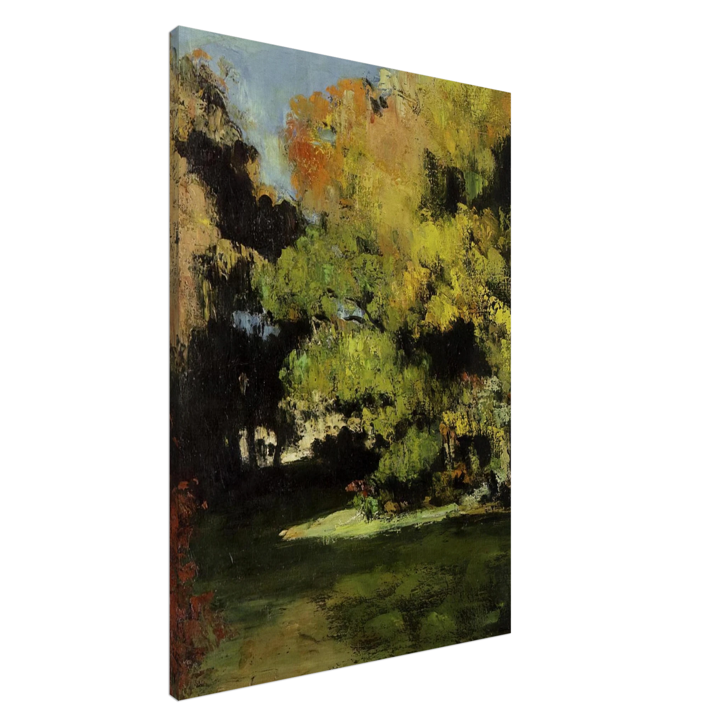 Paul Cezanne - Clearing Canvas - 20x30 cm / 8x12 inches-canvas