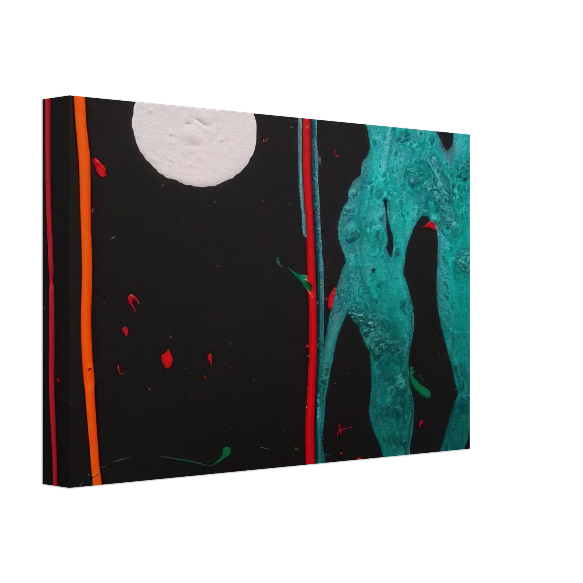 John Hoyland - Watching 20-1-07 - 2007 Canvas - 70x100 cm / 28x40 inches-canvas