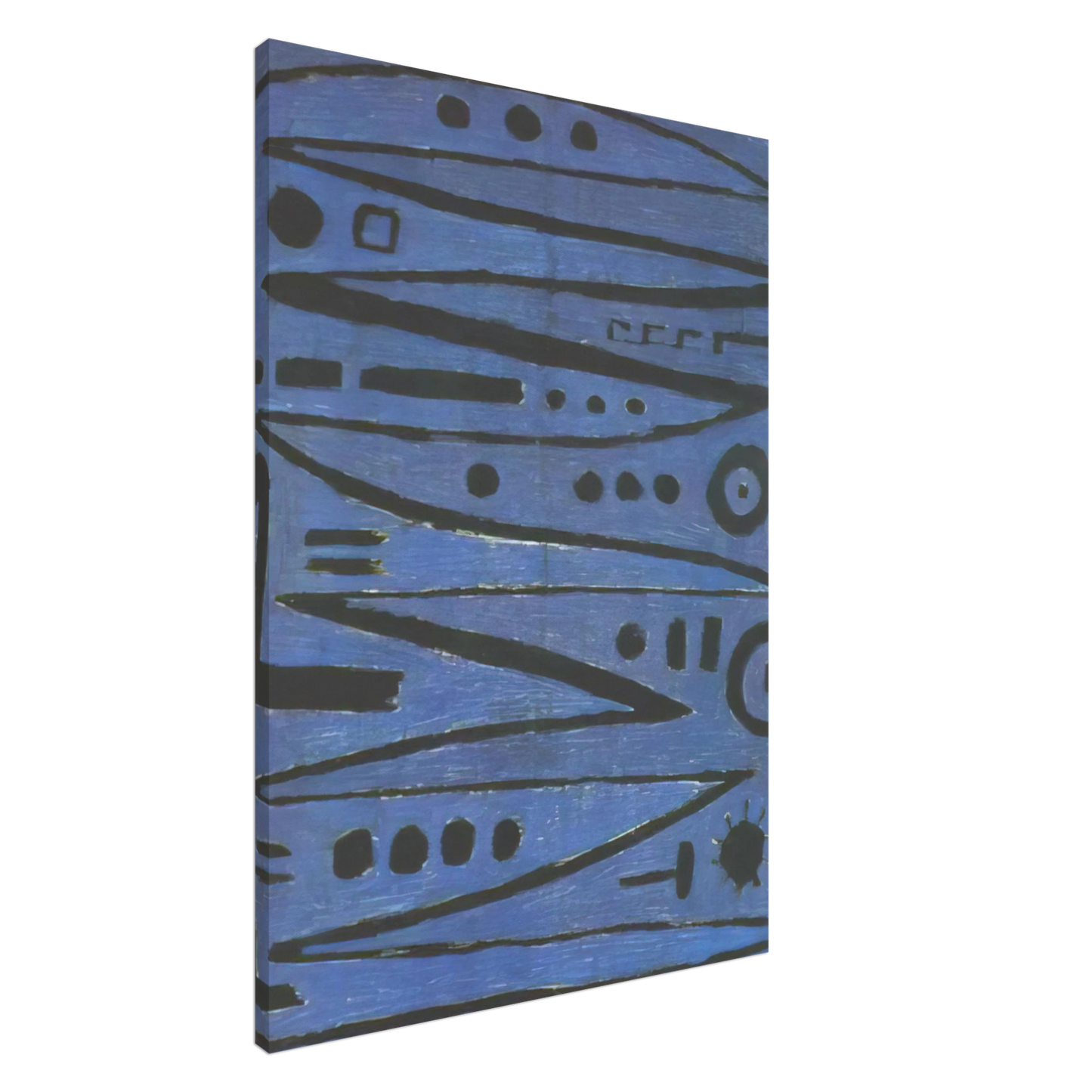 Paul Klee - HEROIC FIDDLING 1938 Canvas - 20x30 cm / 8x12 inches-canvas