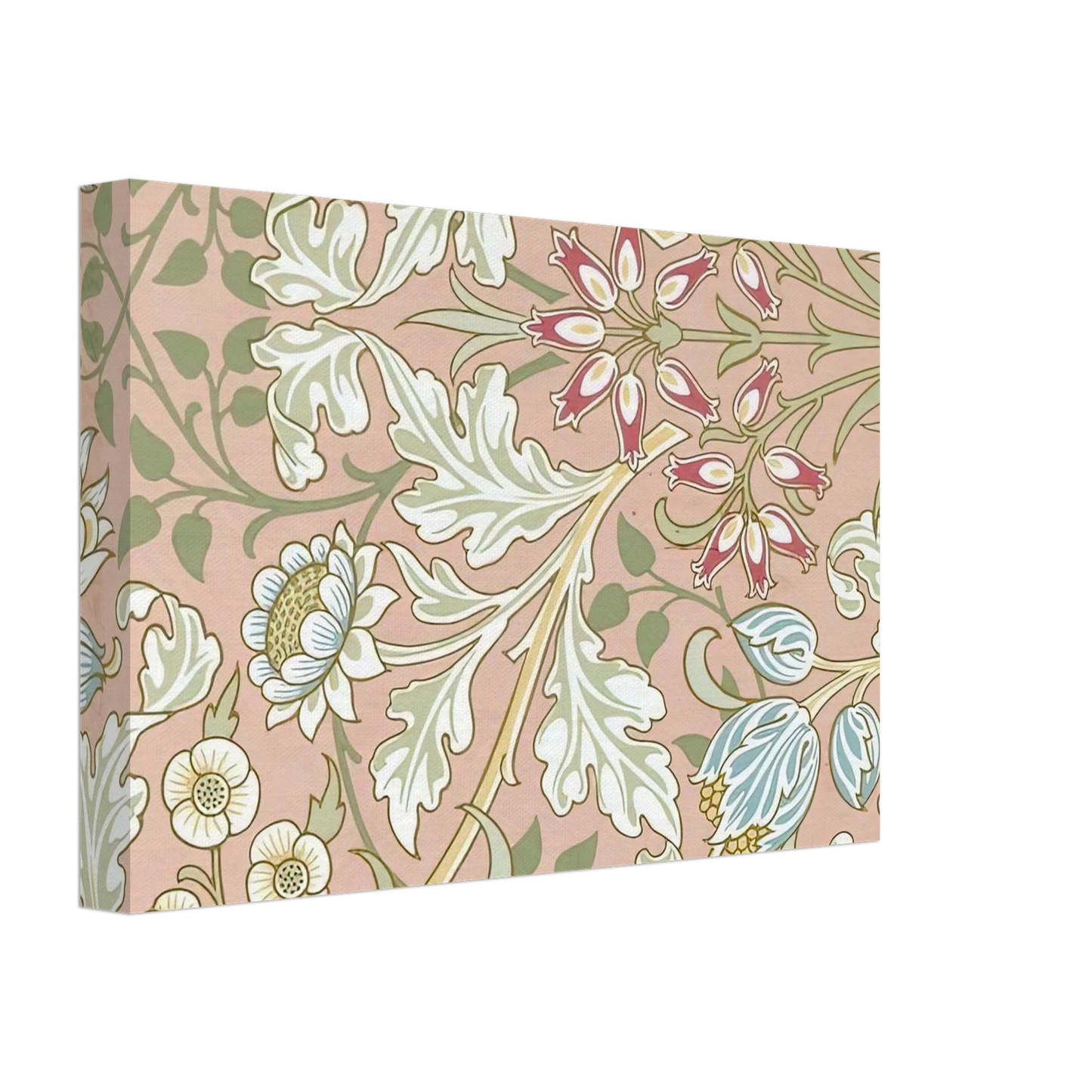 William Morris - WALLPAPER HYACINTH PATTERN 480 1917 Canvas - 40x60 cm / 16x24 inches-canvas
