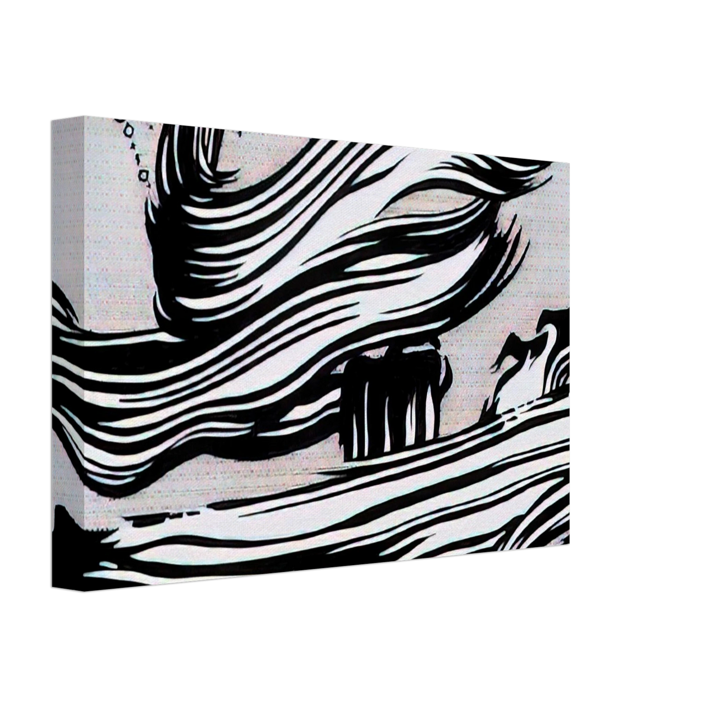 Roy Lichtenstein - BRUSHSTROKES 1968 Canvas - 40x60 cm / 16x24 inches-canvas