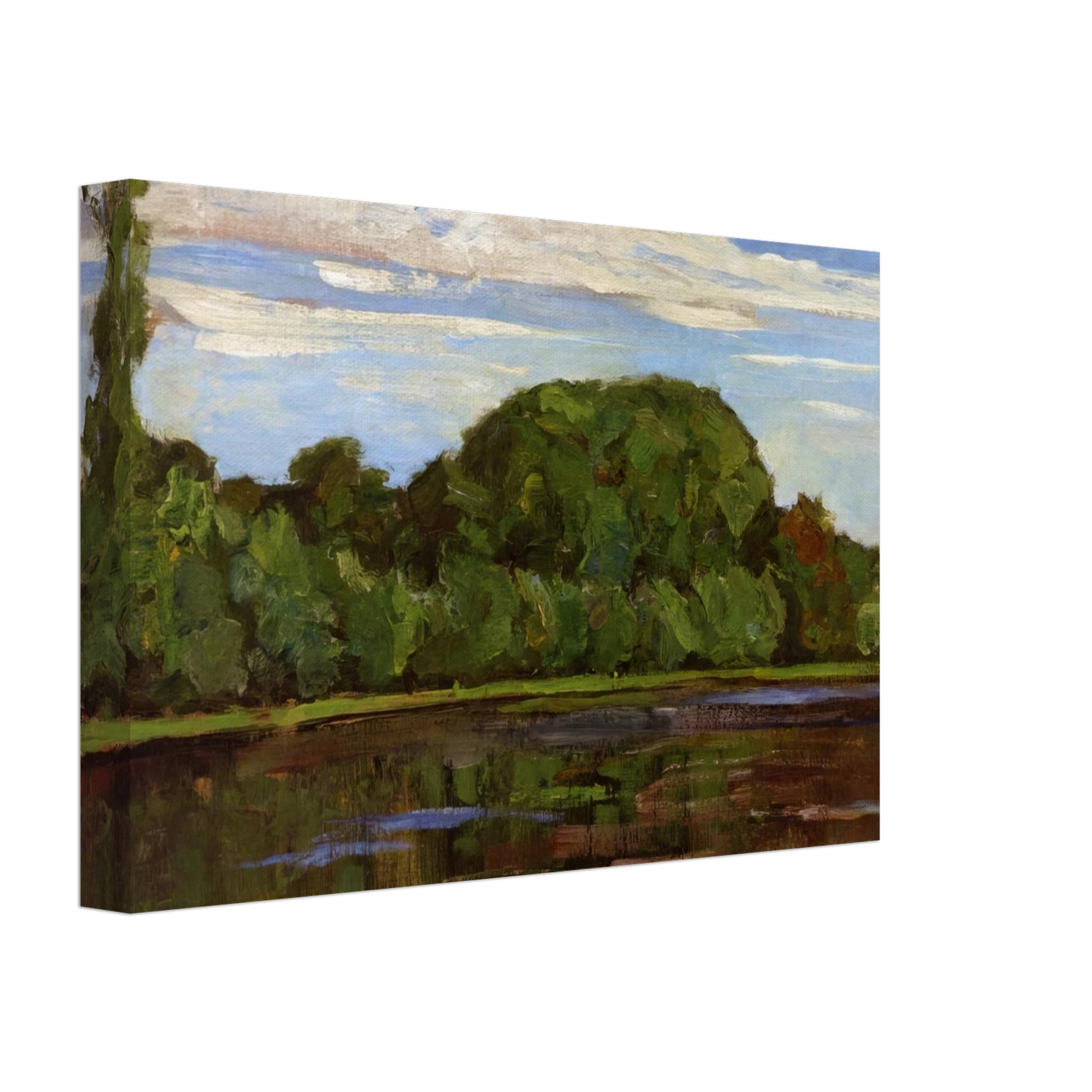 Piet Mondrian - Geinrust Farm with Isolated Tree Canvas - 70x100 cm / 28x40 inches-canvas