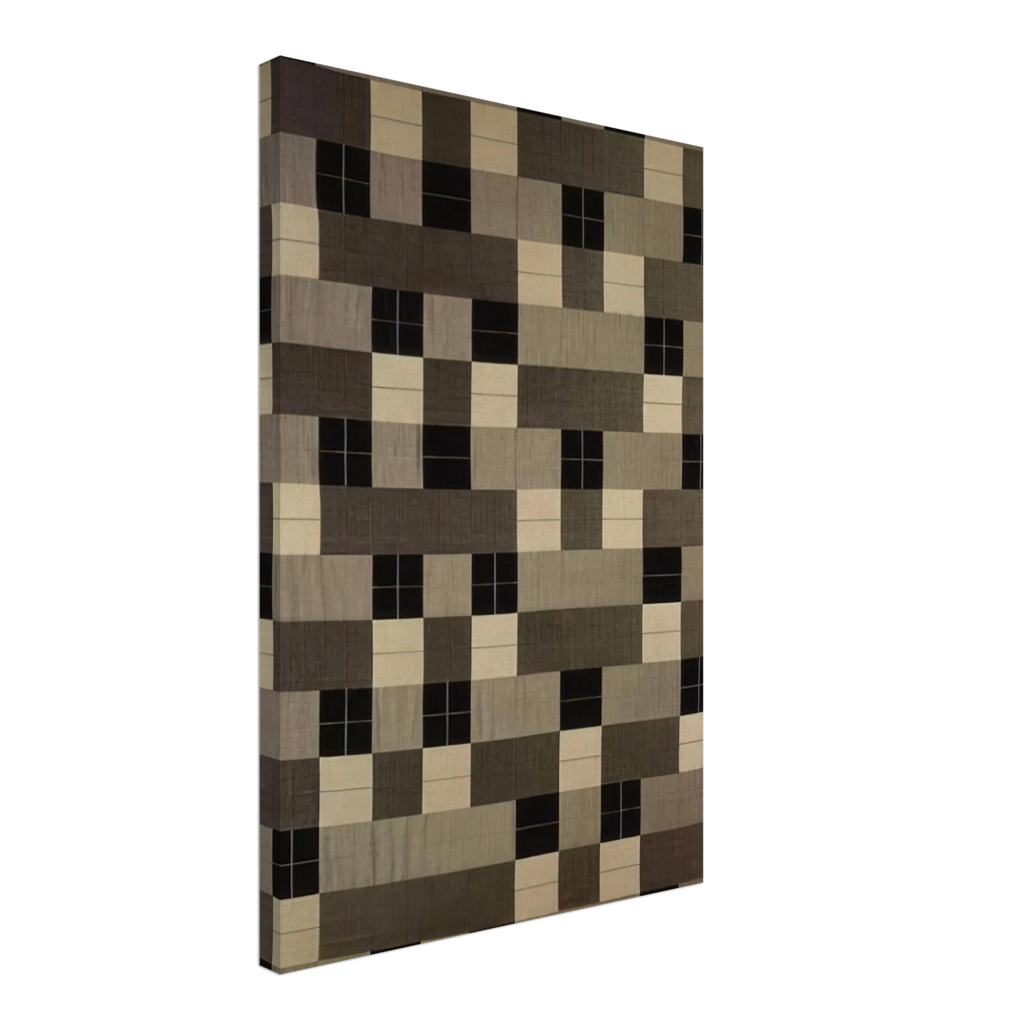 Anni Albers - BLACK WHITE GRAY 1964 Canvas - 70x100 cm / 28x40 inches-canvas