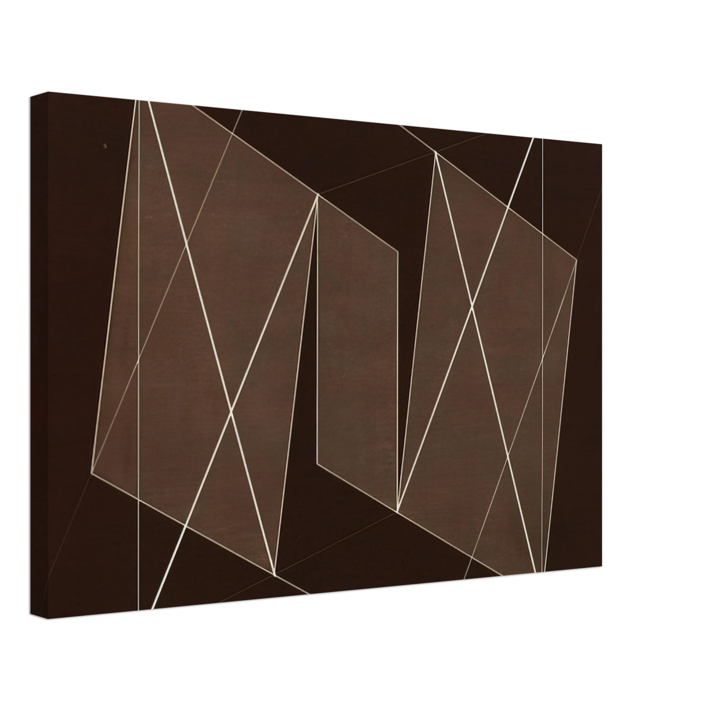 Josef Albers - TRANSFORMATION OF A SCHEME NO 19 1950 Canvas - 70x100 cm / 28x40 inches-canvas