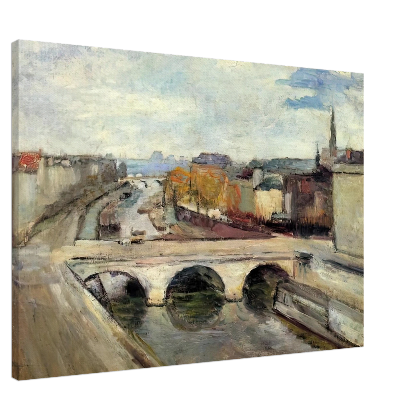 Henri Matisse - THE POT SAINT MICHEL IN PARIS 1900 Canvas - 20x30 cm / 8x12 inches-canvas