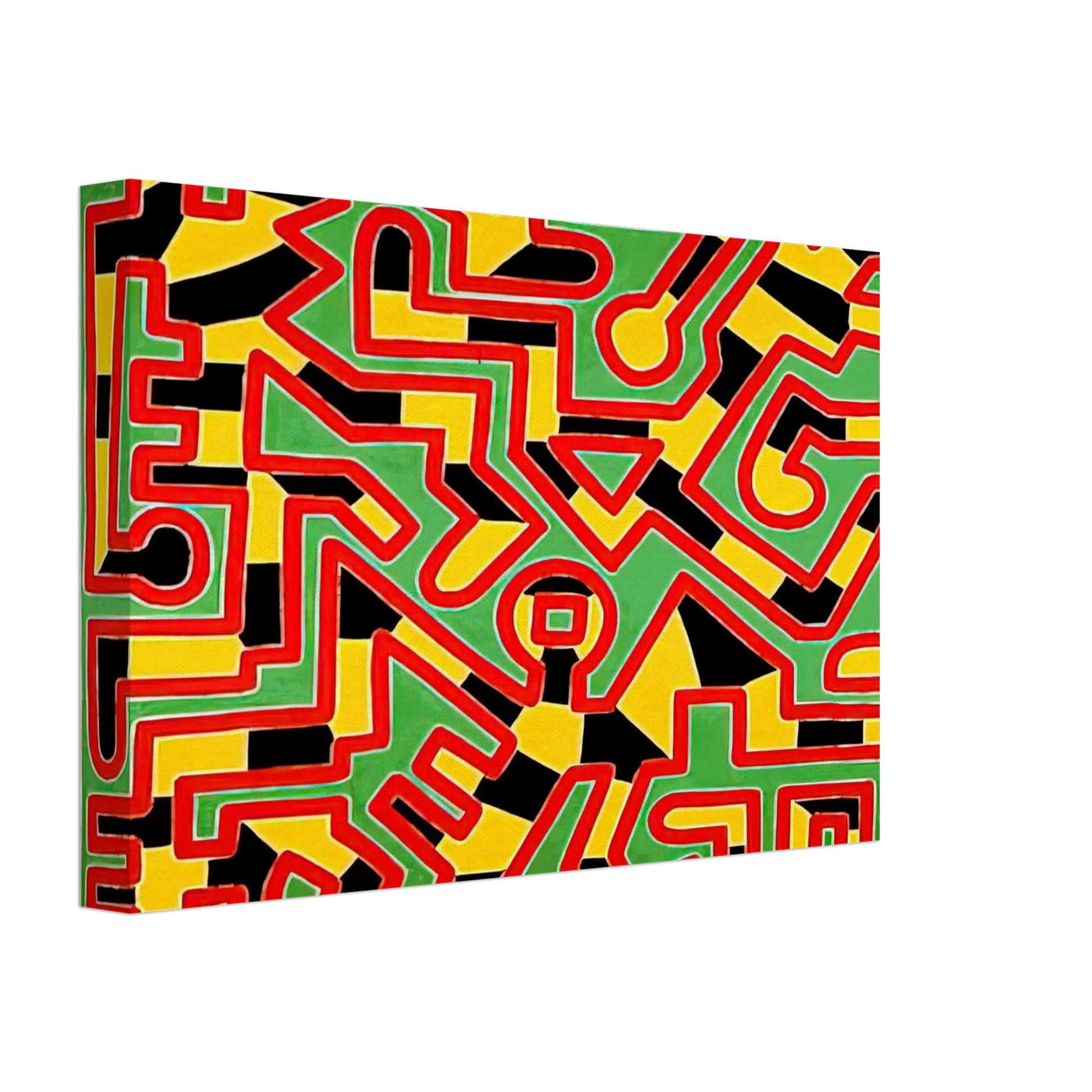 Keith Haring - UNTITLED 1988 Canvas - 40x60 cm / 16x24 inches-canvas