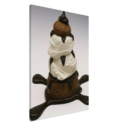 Claes Oldenburg - PROFITEROLE 1990 Canvas - 20x30 cm / 8x12 inches-canvas