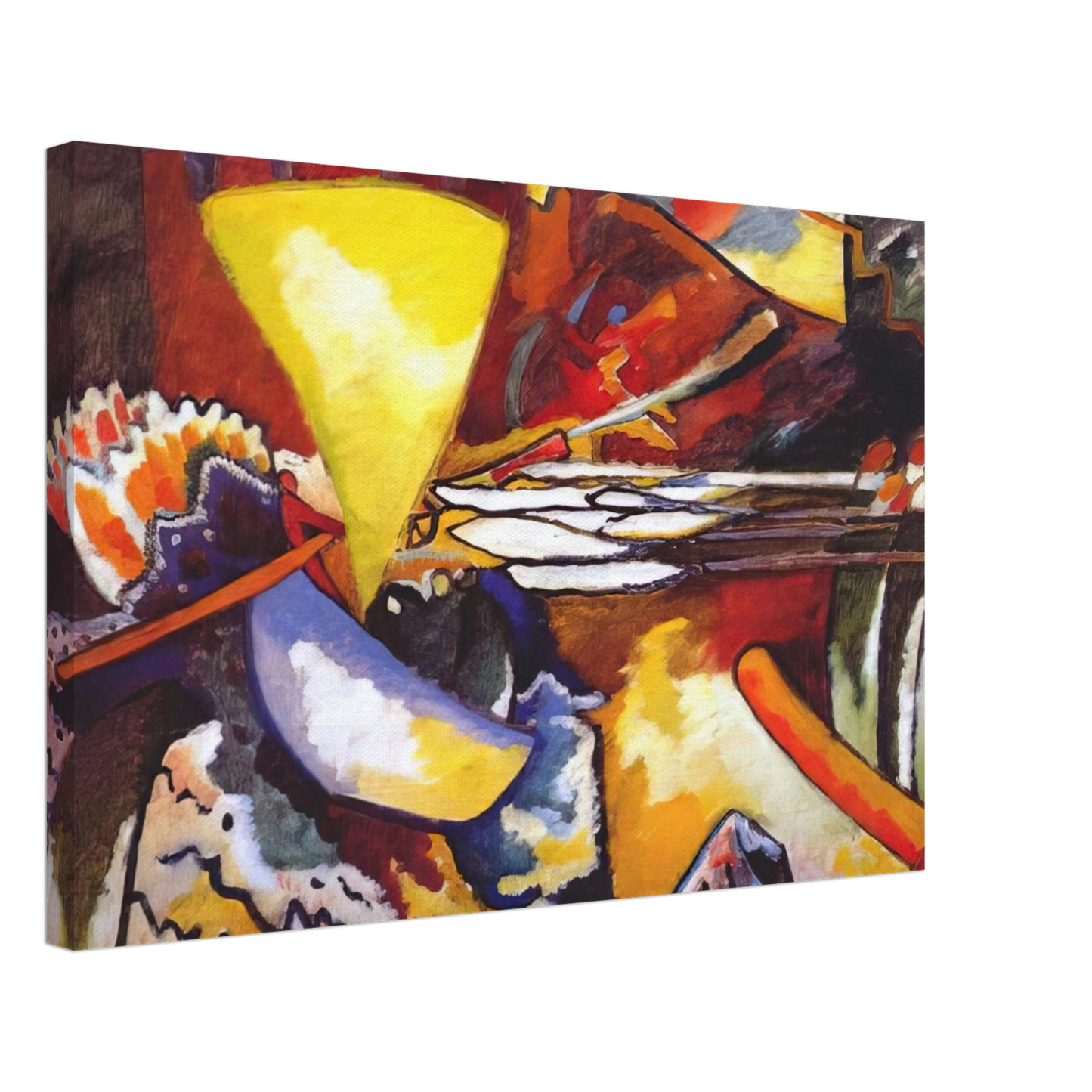 Wassily Kandinsky - IMPROVISATION 11 1910 Canvas - 40x60 cm / 16x24 inches-canvas