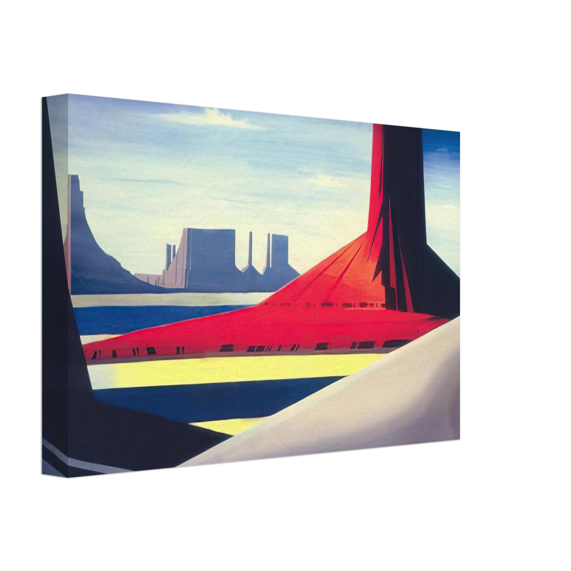 Eyvind Earle - Monument Valley Canvas - 70x100 cm / 28x40 inches-canvas