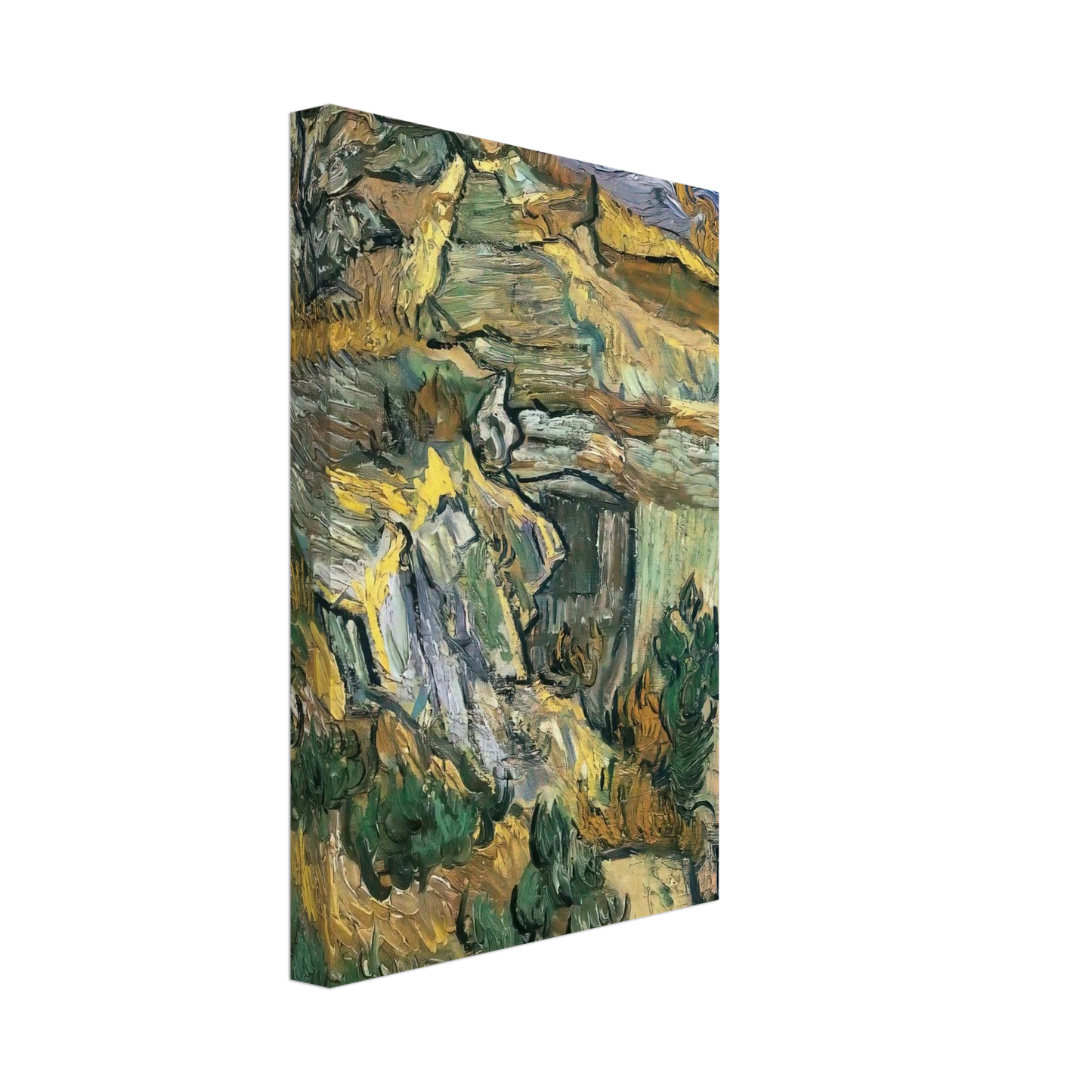 Vincent van Gogh - Entrance to a Quarry near Saint Remy Canvas - 70x100 cm / 28x40 inches-canvas