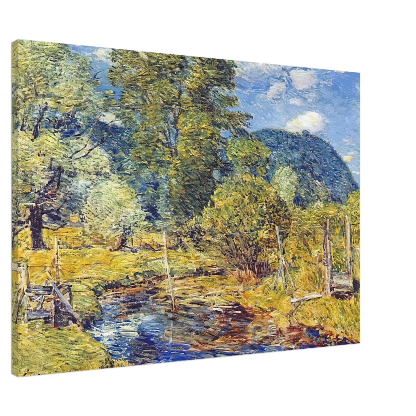 Childe Hassam - Bedford Hills Canvas - 20x30 cm / 8x12 inches-canvas