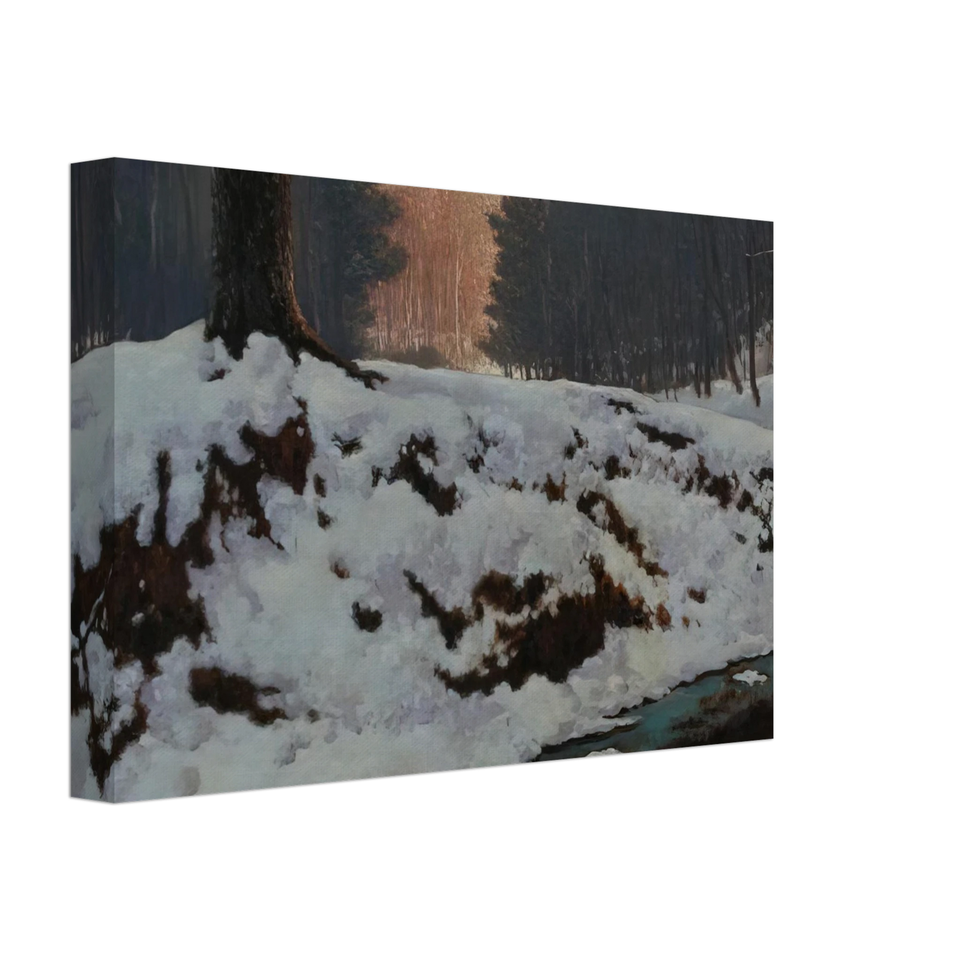 Frank Johnston - The Shadowed Valley - Post-Impressionism Canvas - 40x60 cm / 16x24 inches-canvas