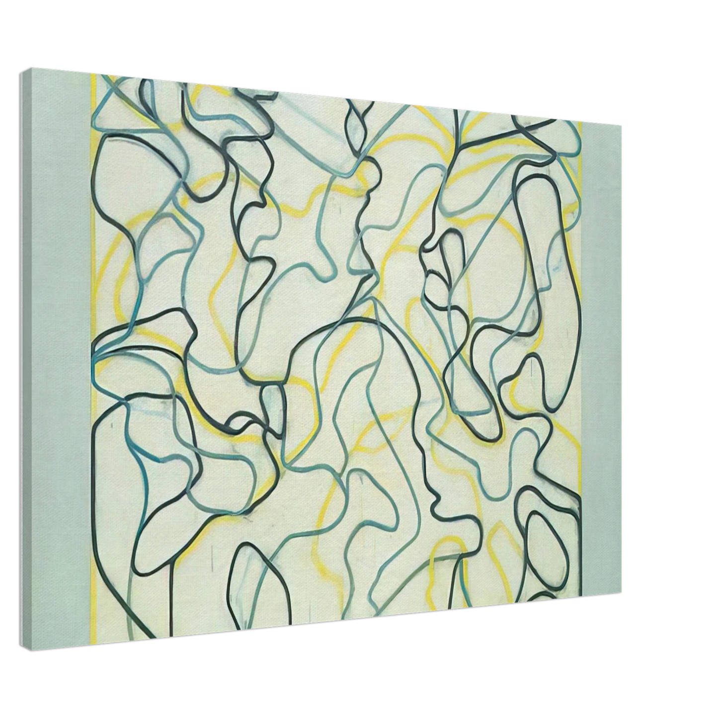 Brice Marden - Second Letter Zen Spring - 2009 Canvas - 20x30 cm / 8x12 inches-canvas