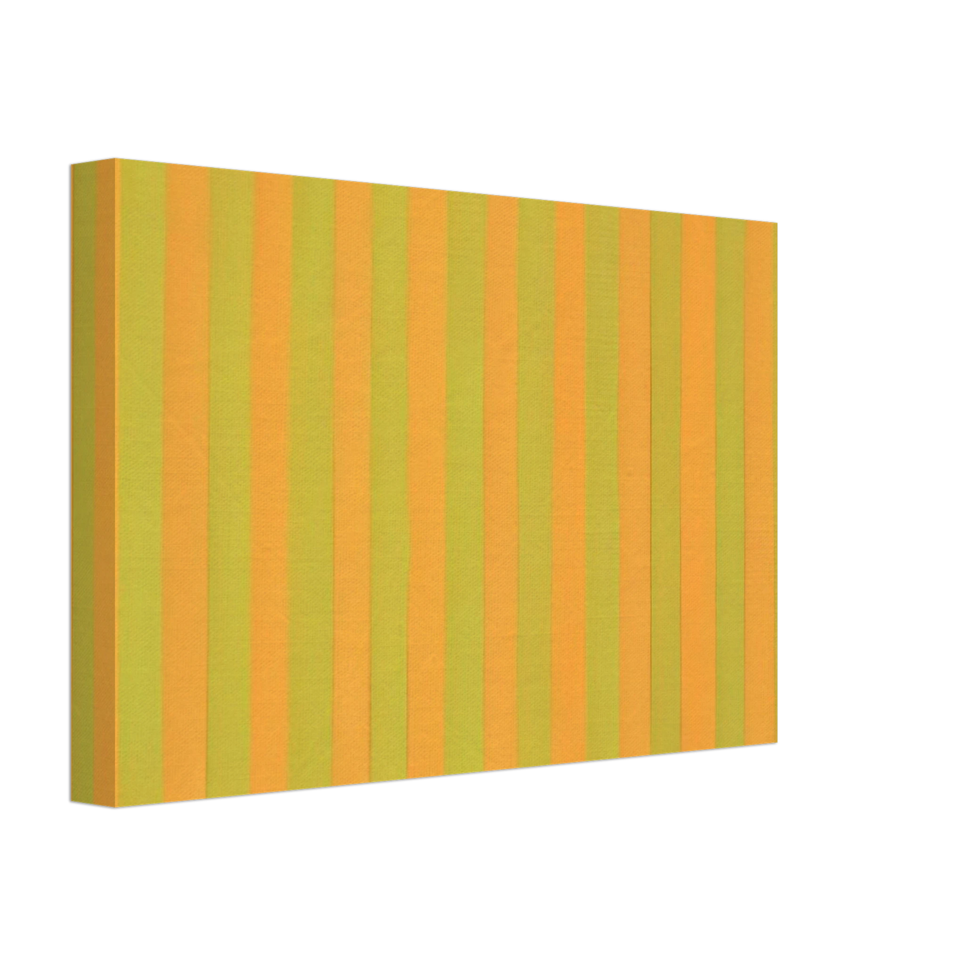 Gene Davis - Two Yellows - 1959 Canvas - 40x60 cm / 16x24 inches-canvas