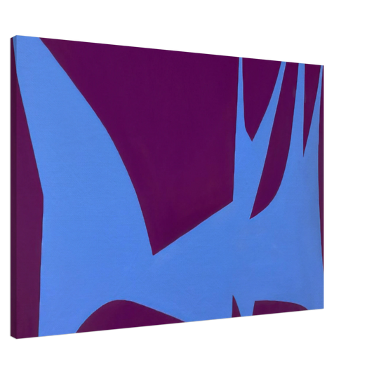 Lorser Feitelson - Magical Space Forms - 1951 Canvas - 20x30 cm / 8x12 inches-canvas