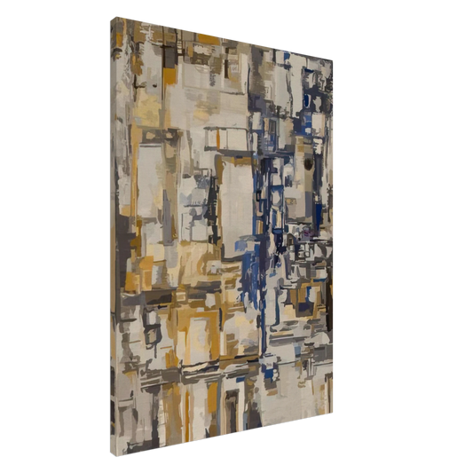 Maria Helena Vieira da Silva - Janela - 1969 Canvas - 20x30 cm / 8x12 inches-canvas