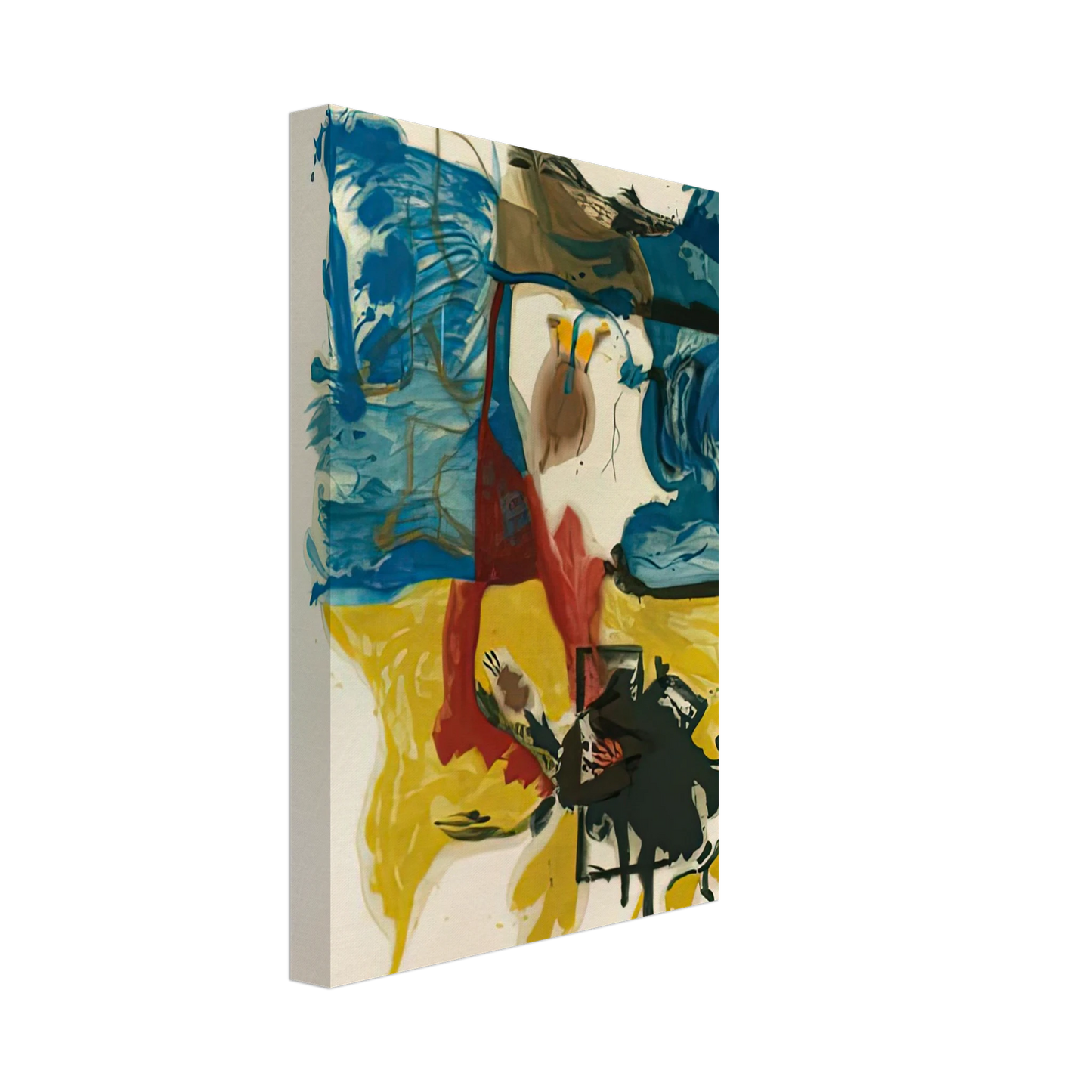 Helen Frankenthaler - Beach Scene, 1961- Canvas - 40x60 cm / 16x24 inches-canvas