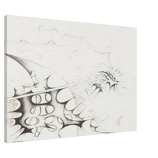 Lee Bontecou - PIRATES 1982 Canvas - 20x30 cm / 8x12 inches-canvas