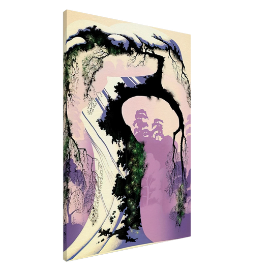 Eyvind Earle - Norway Pine Canvas - 20x30 cm / 8x12 inches-canvas