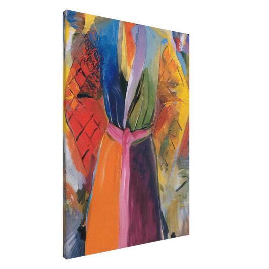 Jim Dine - THE ROBE FOLLOWING HER 4 1985 Canvas - 20x30 cm / 8x12 inches-canvas