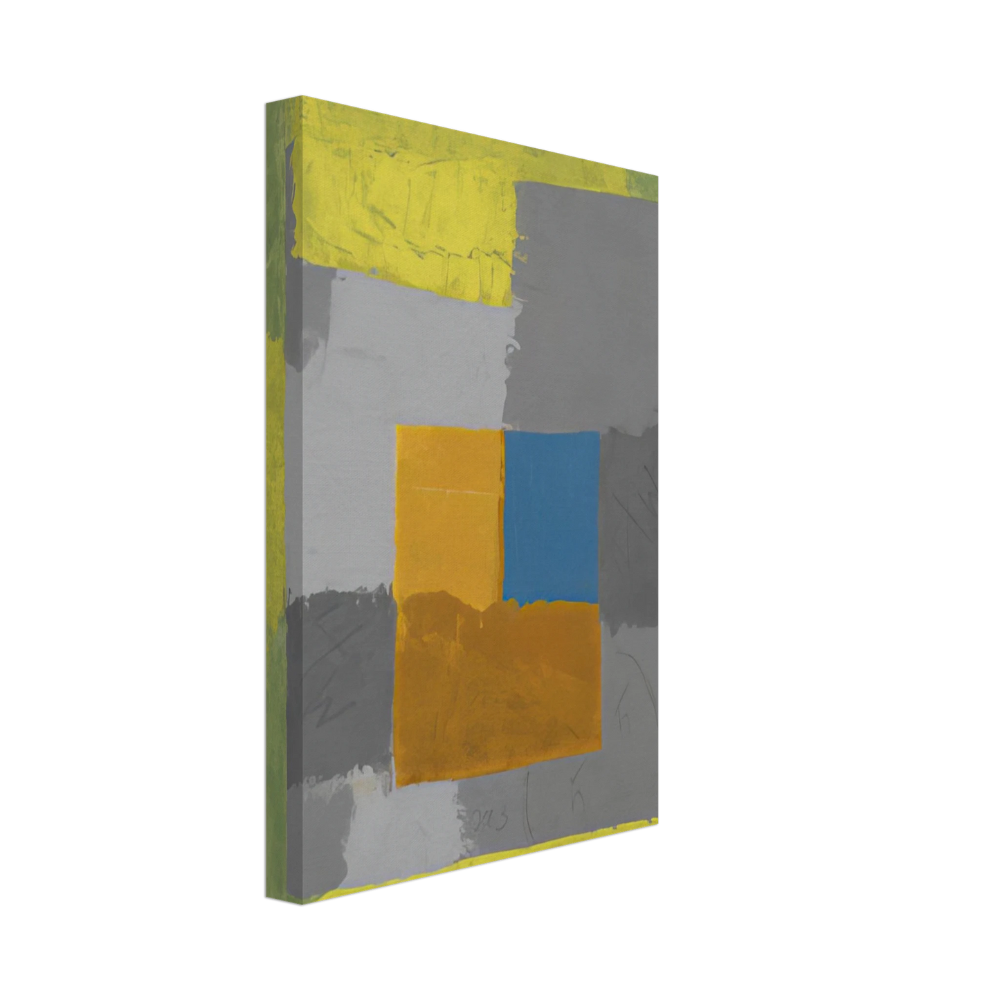 Josef Albers - STUDY FOR HOMAGE TO THE SQUARE 2 Canvas - 40x60 cm / 16x24 inches-canvas