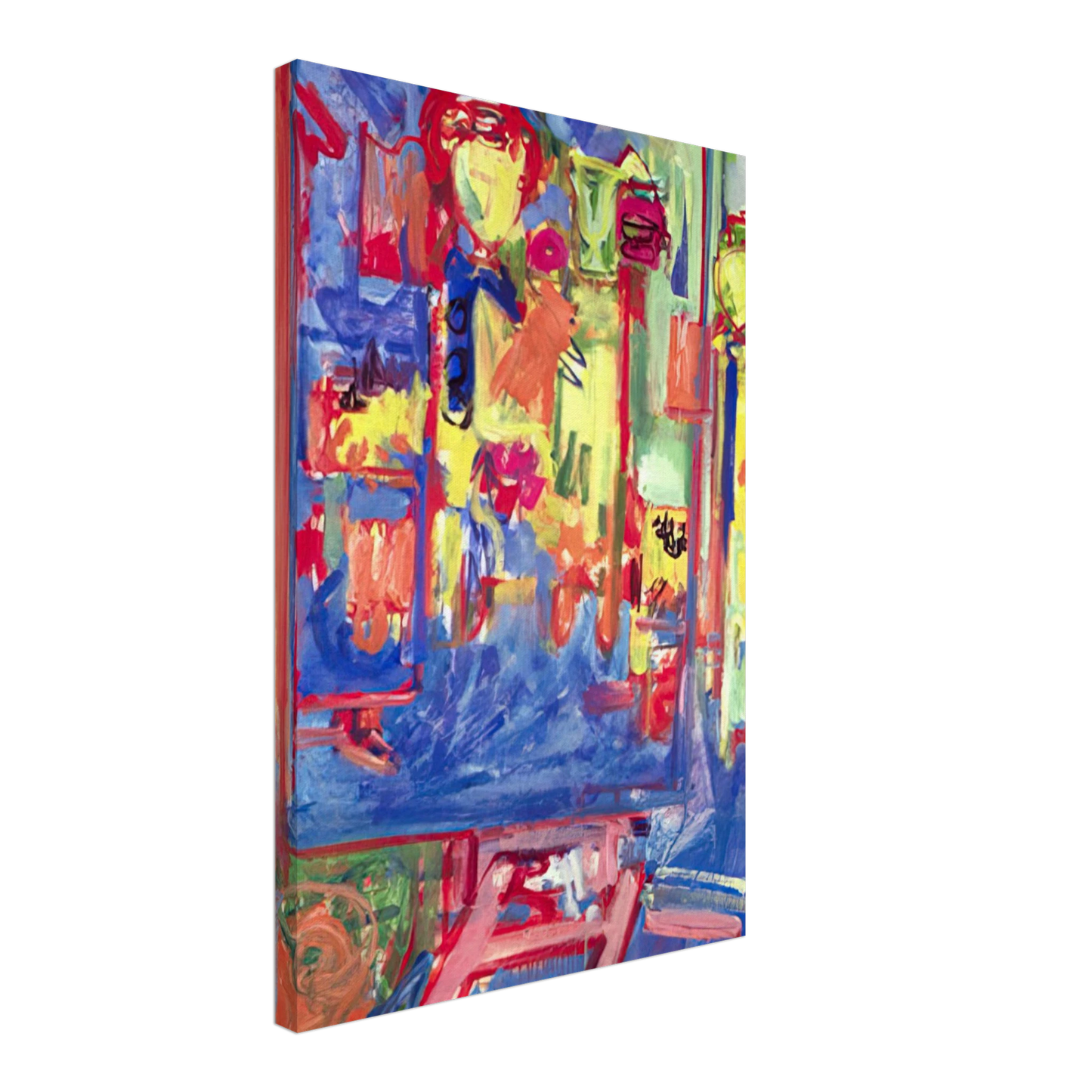 Hans Hofmann - Interior Composition Canvas - 70x100 cm / 28x40 inches-canvas