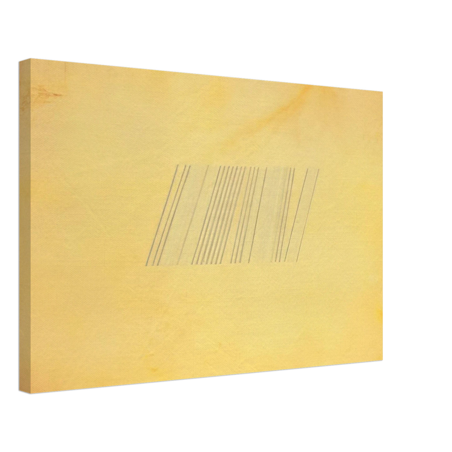 Ronnie Landfield - Blue Line Painting - 1969 Canvas - 70x100 cm / 28x40 inches-canvas