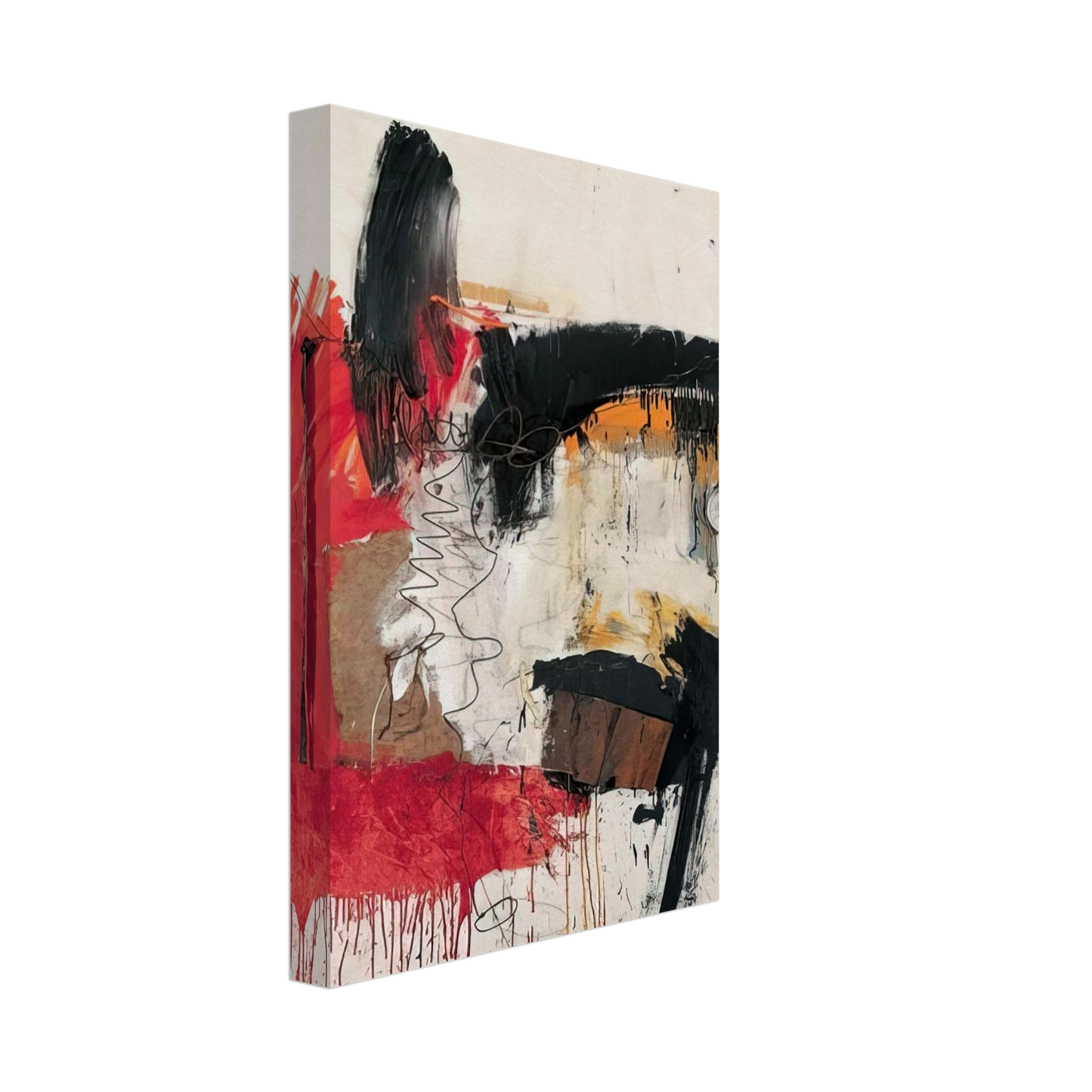 Robert Rauschenberg - FIRST TIME PAINTING 1961 Canvas - 40x60 cm / 16x24 inches-canvas