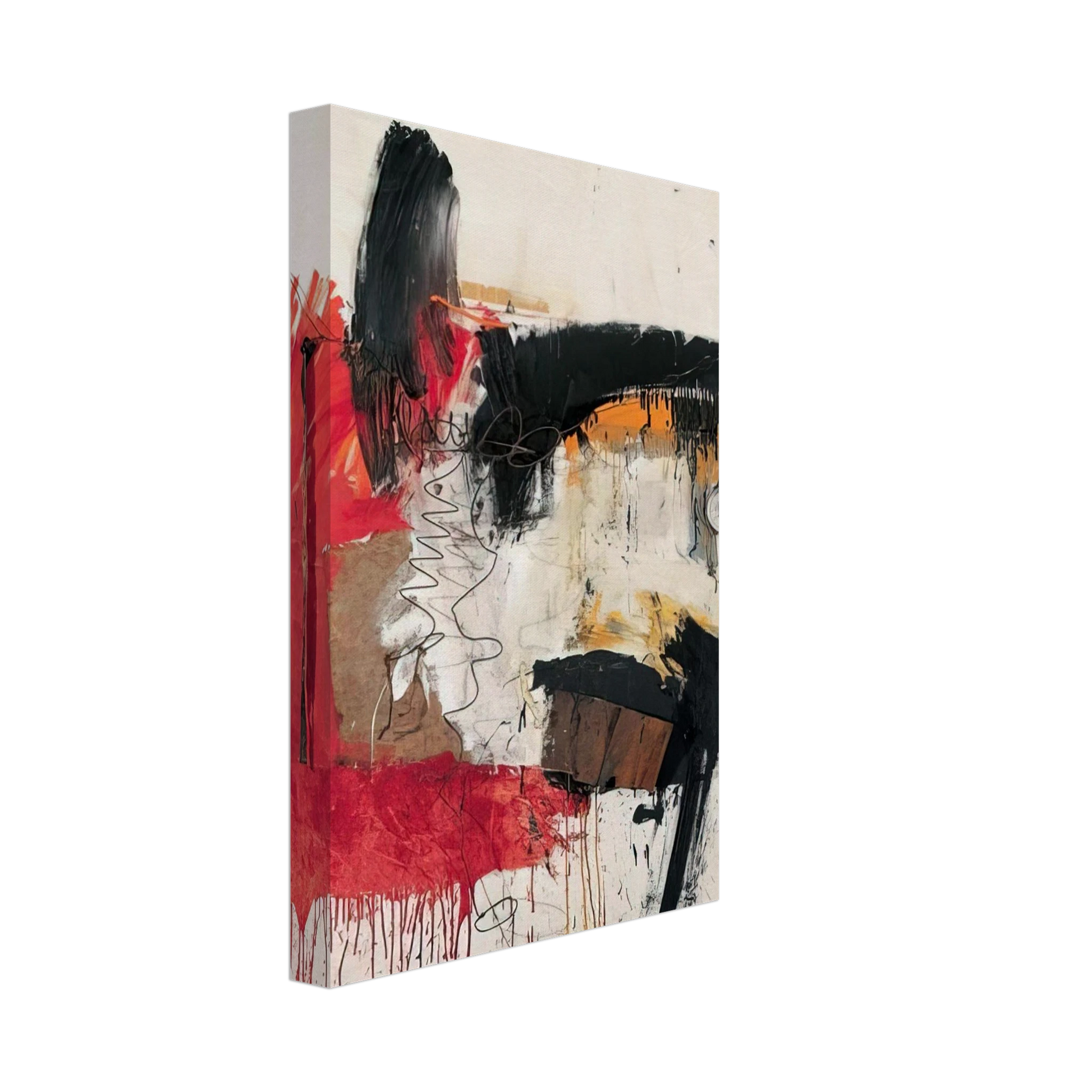 Robert Rauschenberg - FIRST TIME PAINTING 1961 Canvas - 40x60 cm / 16x24 inches-canvas