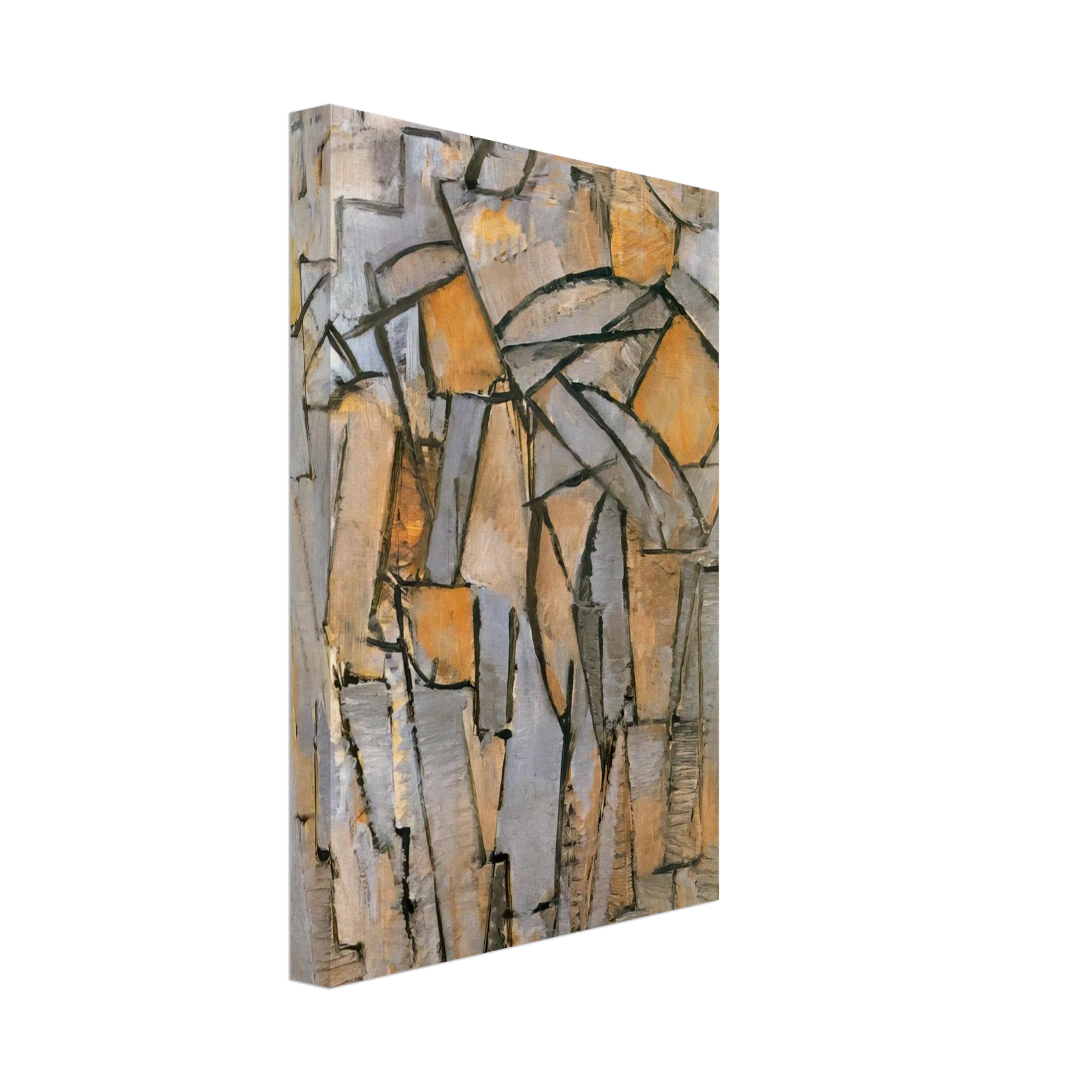Piet Mondrian - Composicion en Gris Ã¢â‚¬â€œ Azul Canvas - 70x100 cm / 28x40 inches-canvas