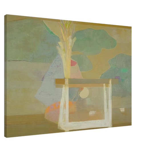 Kenzo Okada - A Well - 1966 Canvas - 20x30 cm / 8x12 inches-canvas