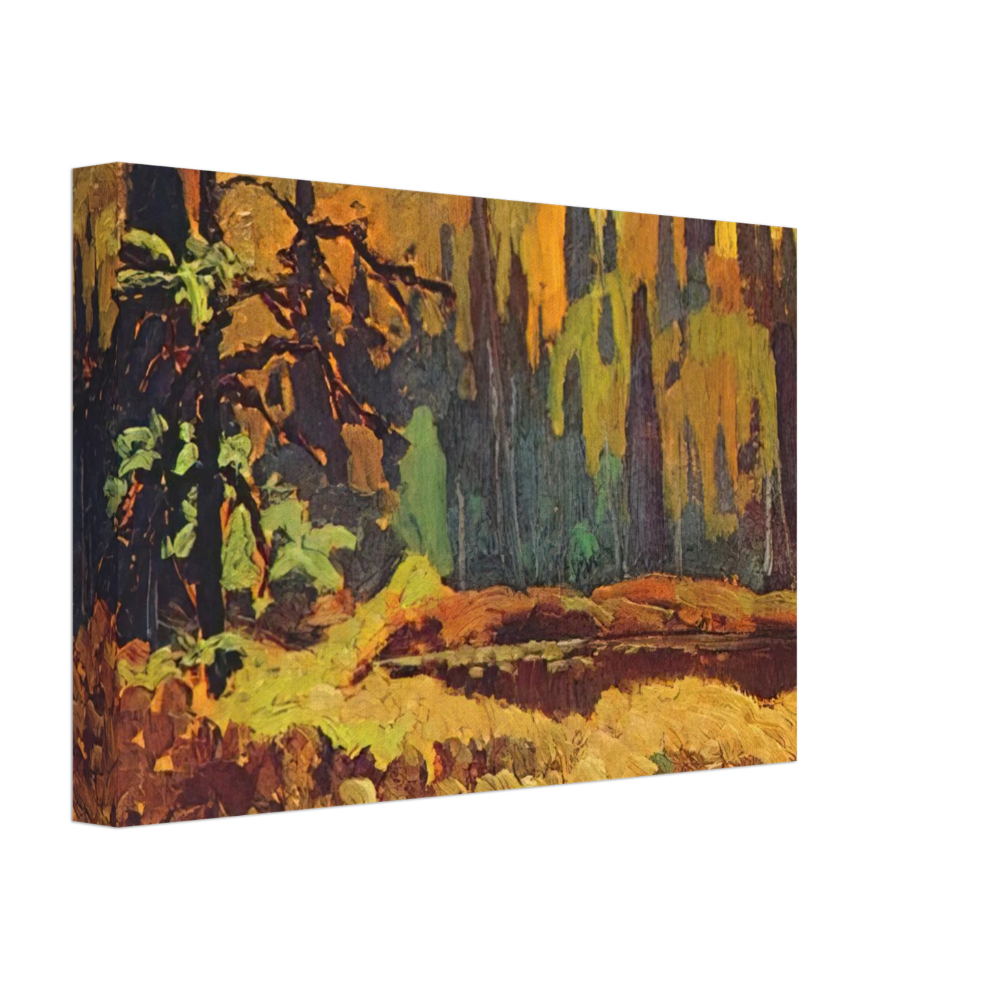 Frank Johnston - Moose Pond - 1918 Canvas - 70x100 cm / 28x40 inches-canvas