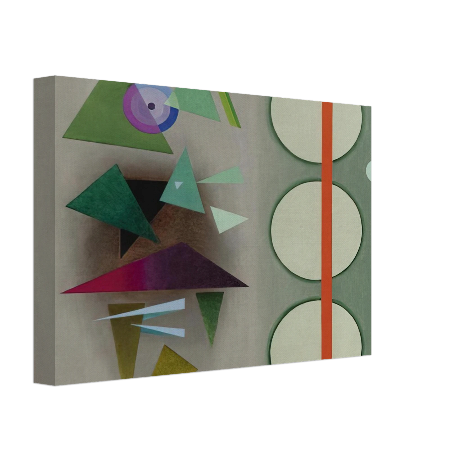 Rudolf Bauer - RED STAFF 1937 Canvas - 70x100 cm / 28x40 inches-canvas